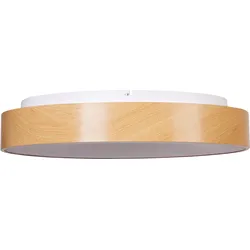 Deckenleuchte LED Metall mit Dimmer Licht Holz BRAGOTO