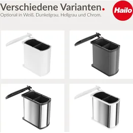HAILO AS Duo 8/8 edelstahl/weiß (3416901)