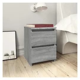 vidaXL Nachtschrank 2 Stk. 30 x 30 x 40 cm Grau Sonoma