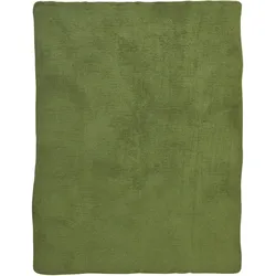 Wohndecke DONE. "Cody", grün (khaki), B:150cm L:200cm, Baumwolle, Polyacryl, Wohndecken, kuschelige Wohndecke aus feinem Waffel Piqueé, Kuscheldecke
