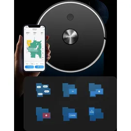 COFI 1453 Uwant U100 Lite mit Wischfunktion + Ladestation – Grau