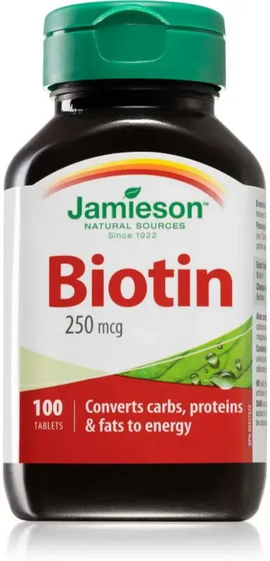 Jamieson Biotin 250 mcg Tabletten mit Biotin 100 TABL