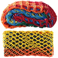 Geländerschutznetz für Kinder/Kleine Haustiere,Universelles Sicherheitsnetz,Polyester-Treppennetz,Sicheres für Spielzeug,Außenterrassen-Dekorationsgitternetz, Isolationsnetz(1x4M,Mehrfarbig)