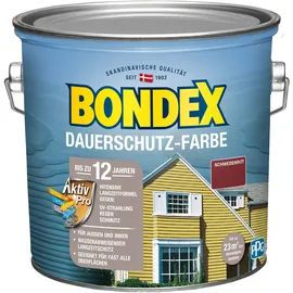 Bondex Dauerschutz-Farbe 2,5 l schwedenrot seidenglänzend