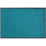 nyvi Fußmatte Wash & Clean - Wetterfest, Saugstark, Rutschfest Farbe:Petrol;Größe:90x150 cm