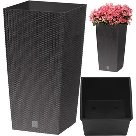 Prosperplast Rato Square 26,5 x 26,5 x 50 cm braun