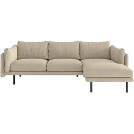 Roller Ecksofa - grau-braun - Liegefunktion
