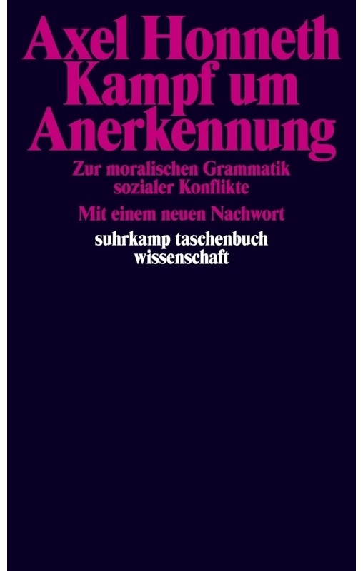 Kampf Um Anerkennung - Axel Honneth, Taschenbuch