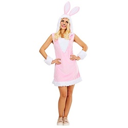 buttinette Kleid "Hase", rosa/weiß