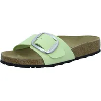 Birkenstock Madrid Big Buckle Nubuck Leather Clog grün 42 EU