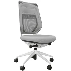 fm Büromöbel Bürostuhl »Asiento« ohne Armlehnen grau