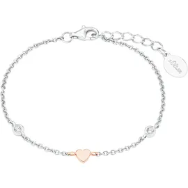 s.Oliver Armband mit Zirkonia aus 925 Sterling Silber Größe 14+2 cm