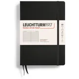 Leuchtturm1917 300612 Notizbuch Medium (A5), Hardcover, liniert, schwarz