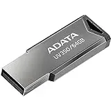 ADATA AUV350-64G-RBK UV350 USB-Stick (64 GB, USB 3.2, Gen1) silberfarben