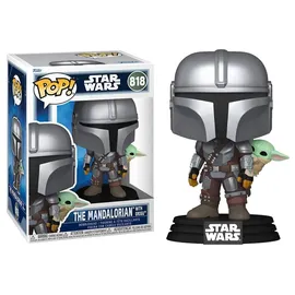 funko uk limited Star Wars Sammelfigur The Mandalorian mit Grogu