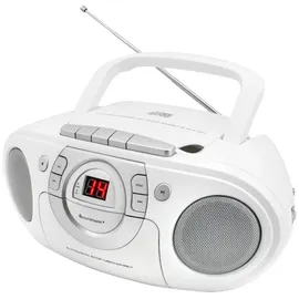 Soundmaster SCD5100WE CD-Radio UKW CD, AUX, Kassette, UKW Weiß