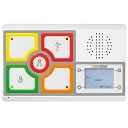 Elso 735000 Dienst-Zimmermodul mit Ruf/Abstelltaster und Display MEDIOPT Care