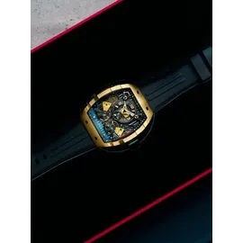 Nubeo NB-6100-05 Herrenuhr Magellan Double Barrel Automatik 48mm 5ATM