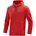 Basic Kapuzenjacke rot meliert 3XL