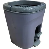 HSE24 Rotomop 5.0 Super Five Kit Eimer, Mopp mit Leistungsmikrofaserplätzen