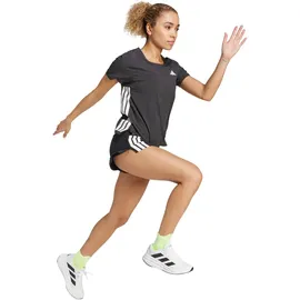 adidas Adizero Gel Pocket Laufshorts Damen Black L - Inseam 3"