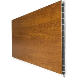 GroJaBasicLine Einzelprofil PVC, Golden Oak