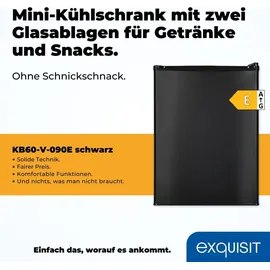 GGV Exquisit KB60-V-090E schwarz