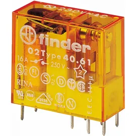 Finder 40.61.8.110.4300 Printrelais 110 V/AC 16A 1 Schließer 50St.