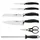 Zwilling Messerblock Five Star 7tlg. Schwarz