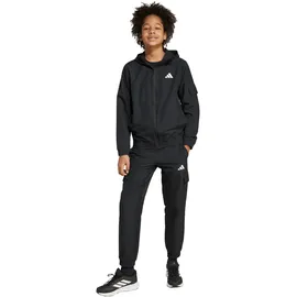 adidas Woven Cargo Trainingsanzug Schwarz/Weiß 152