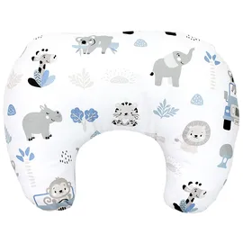 TupTam Stillkissen 100 cm Zoo Blau