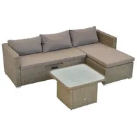 Merxx Gartenlounge-Set 2-tlg. Beige