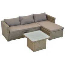 Merxx Gartenlounge-Set 2-tlg. Beige