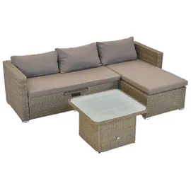 Merxx Gartenlounge-Set 2-tlg. Beige