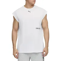 Puma Unisex M GRAPHIC CUTOFF Tank Tees (1er Pack)