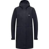 Jack Wolfskin Terraview 2L Regenmantel Damen Dunkelblau XL