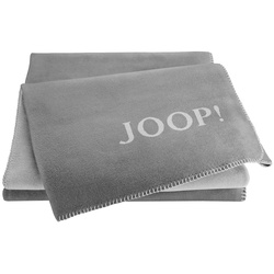 Joop! Wohndecke Uni-Doubleface Graphit-Rauch - 150x200cm