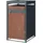 ML-Design Mülltonnenbox 1er Pflanzdach für 1 Mülltonne 240L 68x80x124 cm, Aufbewahrung - Schutzhüllen