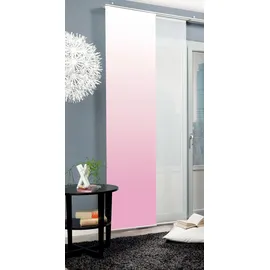 HOME WOHNIDEEN Schiebegardine Madrid 245 x 60 cm rose
