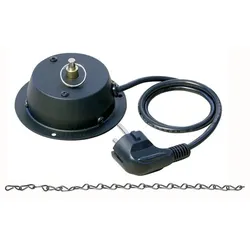 Showtec Spiegelkugel Motor untill 30cm, inklusive Kette, 2 Umdrehungen pro Minute