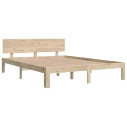 vidaXL Massivholzbett 150x200 cm