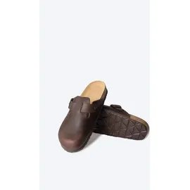 ROHDE Herren, Männer, Hausschuhe,verbandschuhe,Therapie-Sandalen,Klett-Hausschuhe,Mocca,44 EU | Gr.: 44