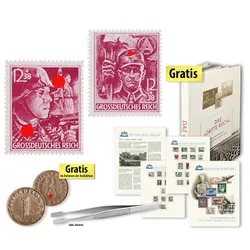 »Die 100 letzten Briefmarken des "Dritten Reichs"«