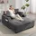 Homcom Schlafsofa, Grau, Kunststoff, 2-Sitzer, Füllung: Schaumstoff,Schaumstoff,Taschenfederkern, 134x89x151 cm, Wohnzimmer, Sofas & Couches, Schlafsofas