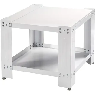 Hama Gigant Universalsockel für Waschmaschine/Trockner mit Bodenfach, Weiß, 60 x 60 cm