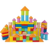 HaPe Wunderbare Holzbausteine 101 Teile, Bauklötze
