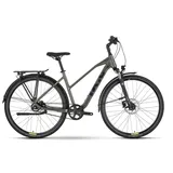 Husqvarna Towner B3 Trekking Bike Dark Green Metallic Matt | 28" Damen Trapez L/52cm