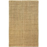 casa pura Natürlicher Jute-Teppich 160 x 230 cm – Moderner Wohnzimmer-Teppich - Naturfaser Jute-Teppich - Umweltfreundlicher gewebter Teppich für Küche, Flur, Schlafzimmer