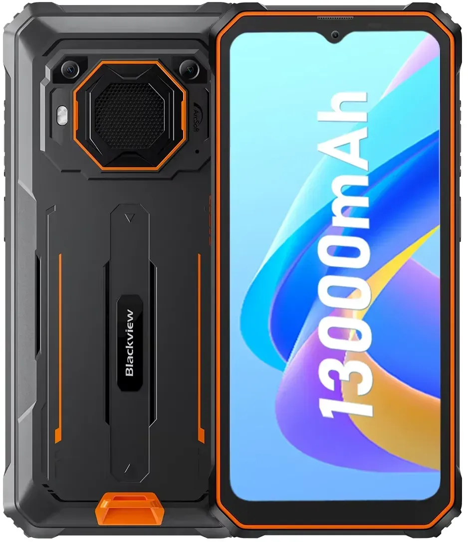 Blackview BV6200 Pro [Kein EU-Ladegerät] Robustes Smartphone 12GB(6+6) 128GB 13000mAh 6,56