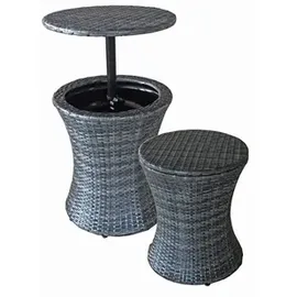 Garden Pleasure Mumbai Gartentisch Ø 45 x 85 cm dunkelgrau